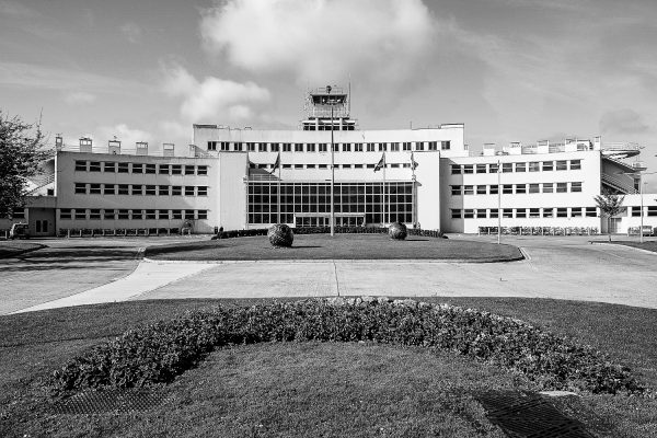Dublin Airport Old Terminal BW